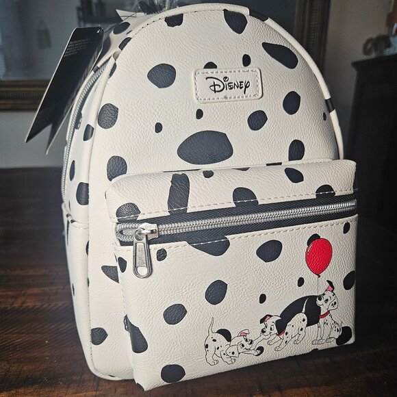 Loungefly Handbags - *NWT* Disney Loungefly 101 Dalmatians Spotted Puppies Backpack, Red Interior